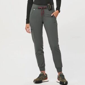 FIGS Zamora Jogger Scrub Pants PO# 2494 Bonsai Womens Work Medical Apparel-S/T